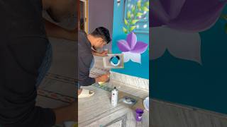 3d bubble wall desigin painting wallpainting painting art wallartdecoration [upl. by Nhguavahs]