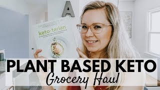 PLANT BASED KETO Grocery Haul  Ketotarian Diet [upl. by Yoccm]