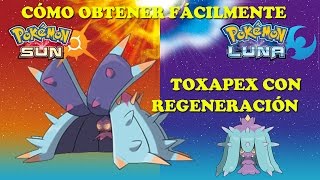 CÓMO ATRAPAR A TOXAPEX CON HABILIDAD OCULTA FÁCILMENTE REGENERACIÓN  POKÉMON SOL Y LUNA [upl. by Ociram]