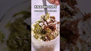 Pistachio amp Chocolate Kanafeh Recipe Youre next dessert youll love viraldubai pistachio [upl. by Neelcaj]