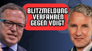 BLITZMELDUNG VERFAHREN GEGEN VOIGT [upl. by Durwyn]