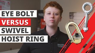 Understanding Eye Bolts and Swivel Hoist Rings [upl. by Elrod115]