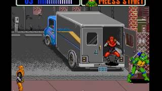 Mega Drive Longplay 498 Teenage Mutant Ninja Turtles The Hyperstone Heist [upl. by Phebe]