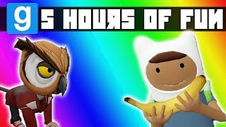 VanossGaming 5 hours of Gmod Prop Hunt Deathrun Hide and Seek amp Scary Maps 2018 [upl. by Kcirrez]