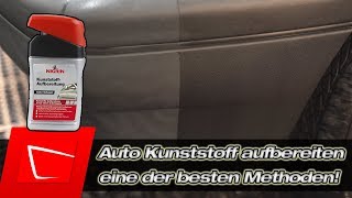 Auto Kunststoff aufbereiten  Ausgeblichene Kunststoffe aufbereiten mit langer Standzeit [upl. by Mehetabel956]