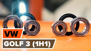 Golf MK6 Rear Wheel Bearing Replacement [upl. by Nylirehs514]