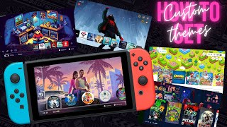 How Get Custom Themes on Nintendo Switch  2024 Tutorial [upl. by Tiemroth]