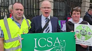 Aontú joined with farmers to campaign against Mercosur This deal will hammer Irish farmers [upl. by Enialehs]