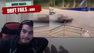 Novice Drifter REACTS to Drift Fails and Wins [upl. by Bennet]