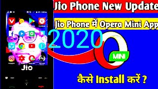 jio phone mein opera mini kaise install kare\\ jio phone me opera mini kaise chlaye By Technical [upl. by Elfstan914]