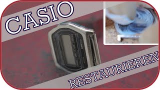 Casio Uhr Restaurieren  Uhr Aufbereiten [upl. by Ppik739]