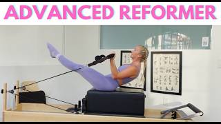 40Minute Advanced Pilates Reformer Workout Balanced Body Studio Reformer [upl. by Becka483]