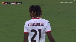 Samuel Chukwueze Vs FC Barcelona  AC Milan  2024 [upl. by Bergwall]