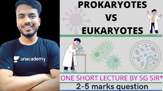 Prokaryote vs eukaryote  Introduction to prokaryotes and eukaryotes  microbiology unit 1 neet [upl. by Amie957]