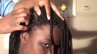 Using a Hair Detangler to Take Down BraidsWeaves [upl. by Randa]