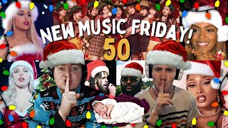 SILENT NIGHT  New Music Friday Reaction  Week 50 Ariana Grande Beyoncé Bas etc [upl. by Aimar]