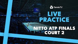 LIVE PRACTICE STREAM Nitto ATP Finals 2024  Court 2 [upl. by Kennet749]