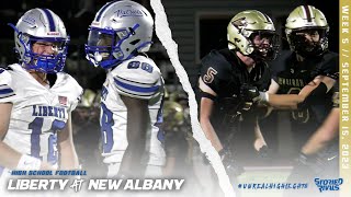 Liberty Earns First Win Against New Albany in Defensive Juggernaut 🏈 [upl. by Evilo]