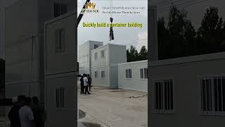 Quickly build a container building  Portable Container House containerhousesupplier [upl. by Prue246]