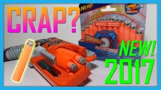 NEW 2017 Nerf Accustrike Dart vs Elite Dart vs Elite Suction Dart  Nerf Accustrike Dart Review [upl. by Ariamat885]