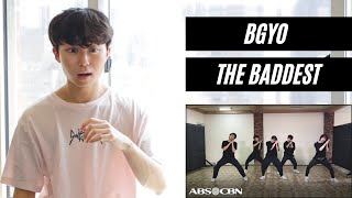 BGYO  quotThe Baddestquot Dance Practice REACTION [upl. by Elime198]