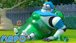 Limezilla Lives  60 Minutes of Arpo the Robot  Kids Cartoons  Playtime for kids [upl. by Eelime]