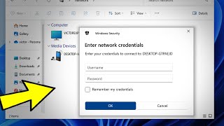 Fix Enter Network Credentials File Sharing in Windows 11  10  8  7  How To Bypass Password ✅ [upl. by Campman]