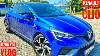 RENAULT CLİO İLK UZUN YOL VLOG  NE KADAR YAKTI  10 TCE 100HP İCON RS  GEZDİĞİMİZ YERLER [upl. by Perry]