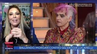 Ballando con le stelle lo scontro tra Morgan e Selvaggia Lucarelli  La vita in diretta 15112021 [upl. by Aitercul]