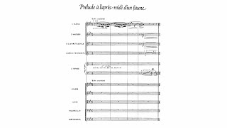 Debussy Prelude to the Afternoon of a Faun L 86 CD 87 with Score [upl. by Natsirc]