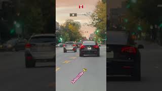 Wow it is insane getting stuck in heavy Montreal Canada rush hour trafficdowntown citylife vlog [upl. by Sebastien]