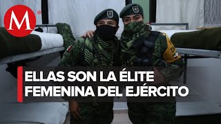 Así se alistan las mujeres Boinas Verdes para participar en el Desfile Militar [upl. by Madanhoj]