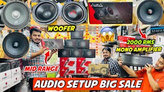 😱🔥Branded Woofer Mono Amplifiers Car Speakers Audio Setup All Branded Woofer Midrange For Cars [upl. by Swor795]