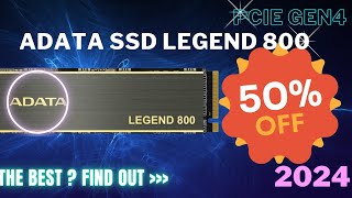 55 ADATA NVMe Legend 800  A Paramount SSD in the PCIe Gen4 Arena  Exemplar of Innovation [upl. by Pacien]