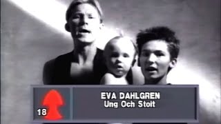 Eva Dahlgren – Ung Och Stolt Listan 1987 [upl. by Soo949]