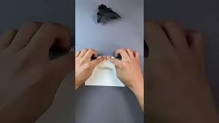 Small spinning paper airplane A5 paper flight is very stable novices can easily handle paperplan [upl. by Asiilanna]