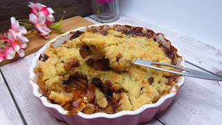 Crumble aux pommes et au chocolat [upl. by Nodyarg]