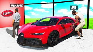 Stealing EVERY BUGATTI From The SHOWROOM in GTA 5 [upl. by Aidualc]