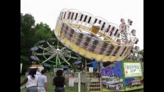 Cottage Grove WI Carnival Fair Midway Walk [upl. by Honniball]