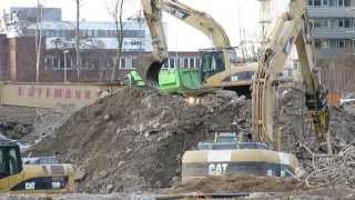 Bagger im Einsatz  Baggerballett in Hannover II [upl. by Macintosh]