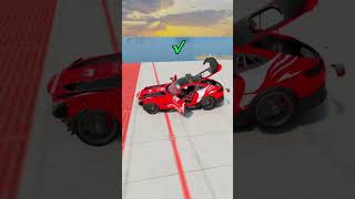 🚘 which Car can Gets The Top of the Building ✌️ beamngdrive cargames shorts [upl. by Nahgam808]