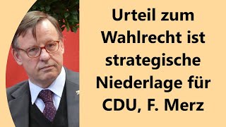 Hat Bundesverfassungsgericht AfD geholfen CDU verpasst historische Chance [upl. by Aicat]