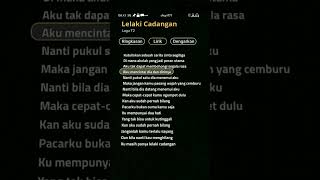 Yg masih blm hafal liat aku ini ya 👉🏻👈🏻ib sound  LIRIK LAGULELAKI CADANGAN [upl. by Varhol]