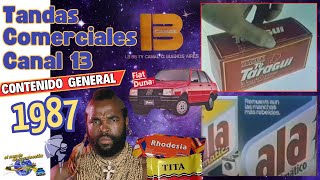 Publicidades Argentinas Canal 13 Bs As TV 1987 retro propaganda tandascomerciales [upl. by Vedetta78]