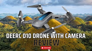 Deerc D10 Drone with Camera Review 2024 [upl. by Averat]