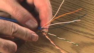 Phone Systems  Terminating a Cat 5e Jack Part 1  TelcoDepotcom [upl. by Darnok230]