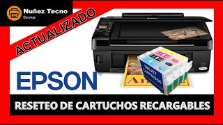 Reseteo Cartuchos Recargables 🖨️ Epson TX 220 TX 210 TX 420 [upl. by Meara869]