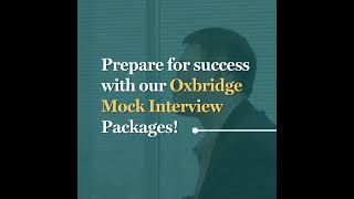 Oxbridge Mock Interview Packages  Oxbridge Applications [upl. by Namrehs]