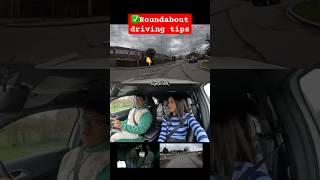 Roundabout driving  Manual transmission driving cardriving drivingtips tips [upl. by Jeunesse]