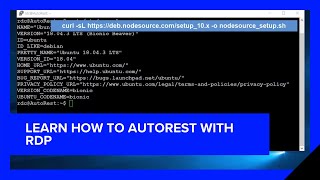 Learn How to Autorest with RDP  Refinitiv Developers [upl. by Hoxie]